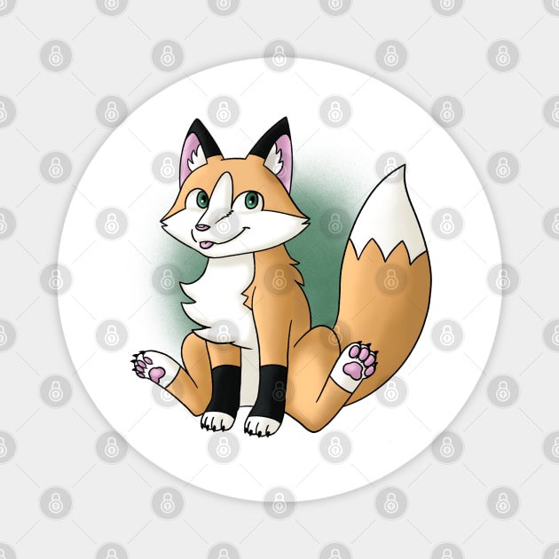 Fox Blep Magnet by Firestorm Fox